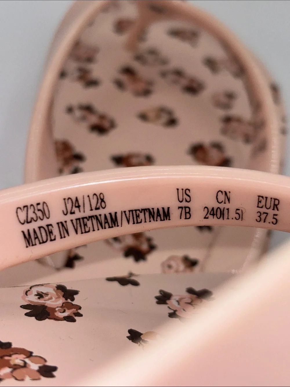 COACH Pink Floral’s Flip Flop Sandals